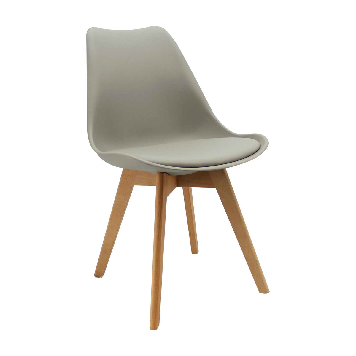 Silla Emma Premium gris para comedor, cocina y hogar moderno