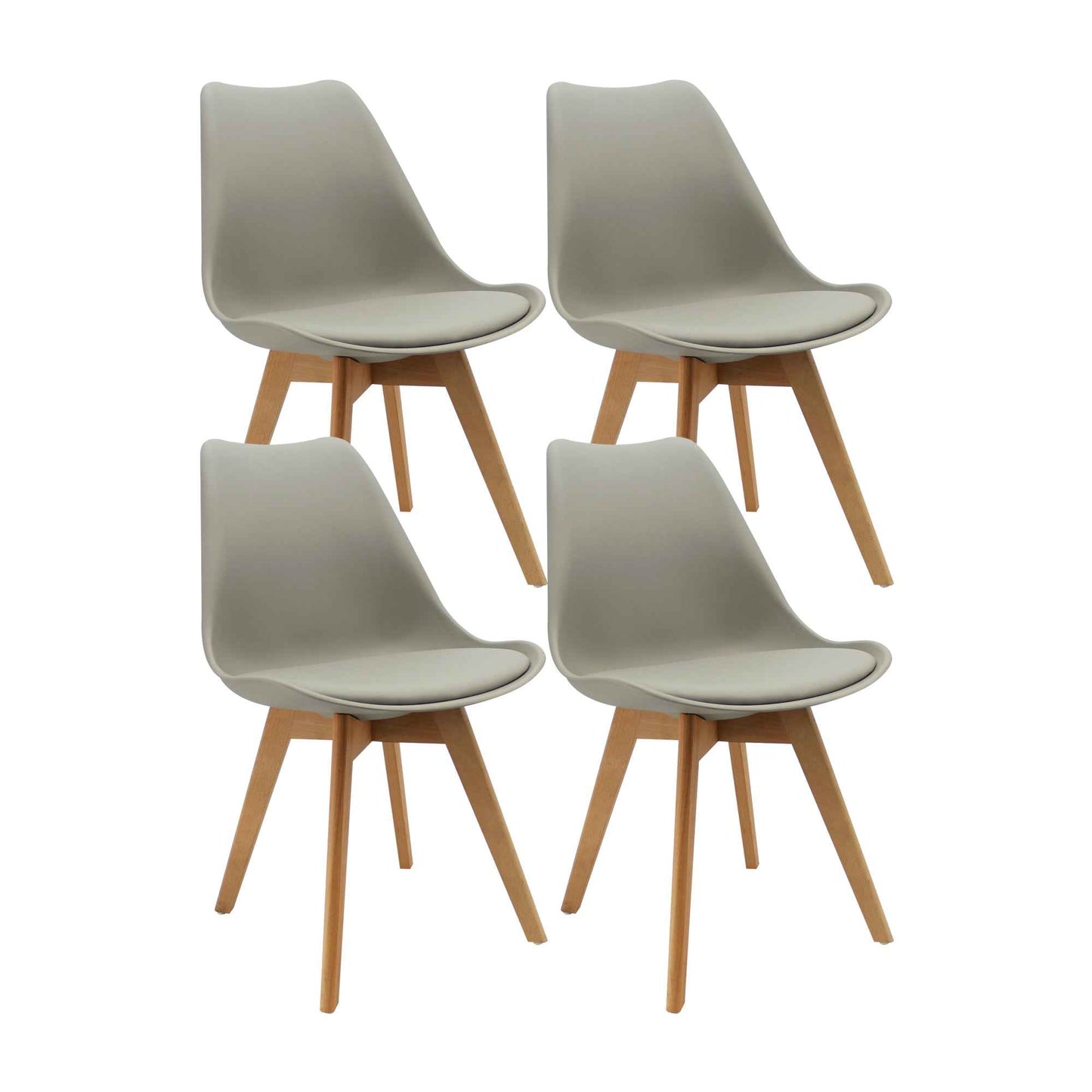 Juego de sillas Emma de diseño Premium para comedor familiar y sala comedor