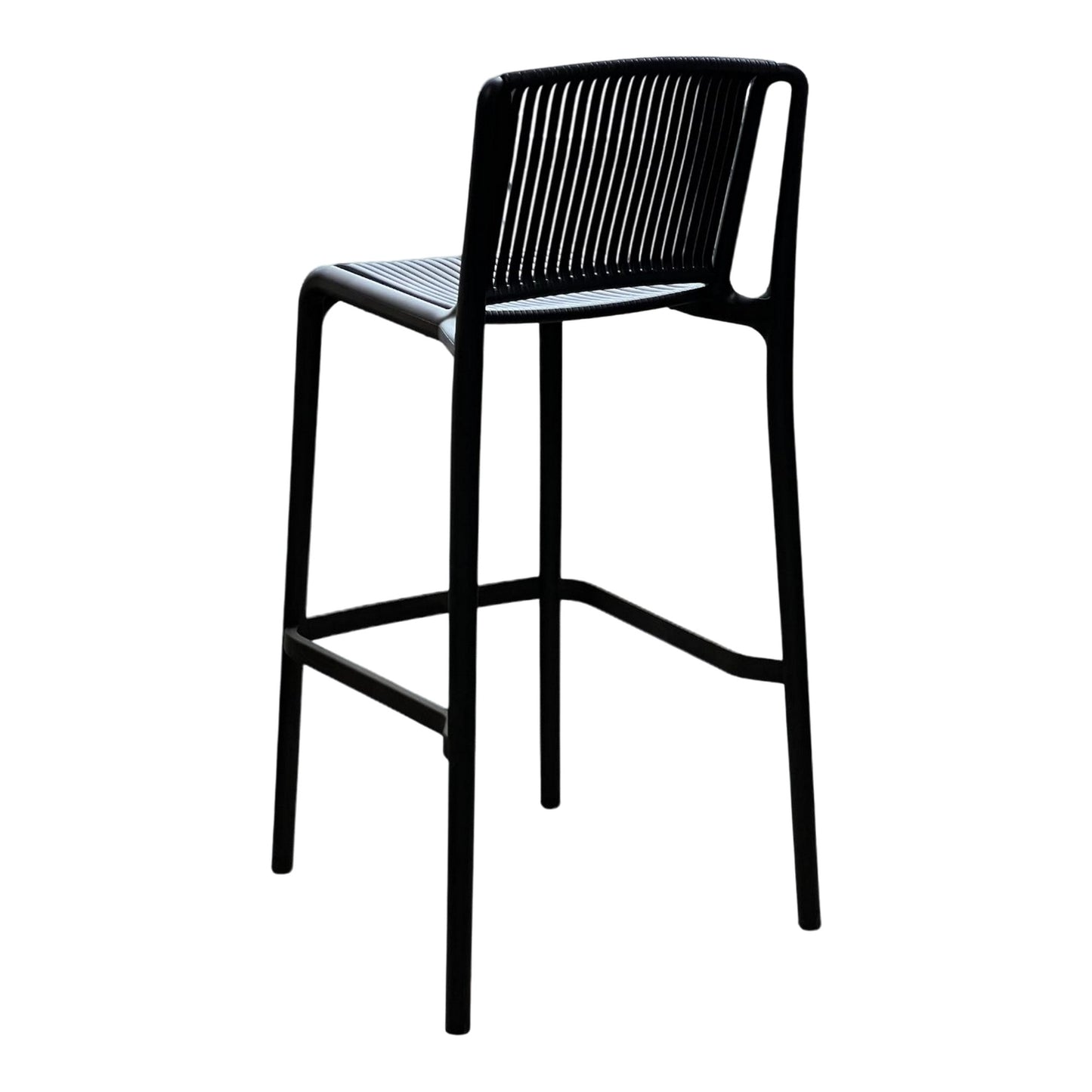 Butaco Alto Elegante con Respaldo Abierto, Set X2