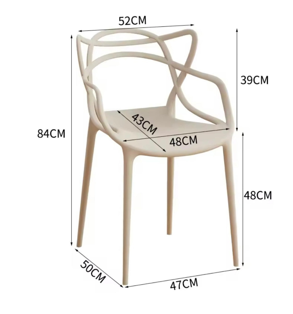 Silla Master en polipropileno