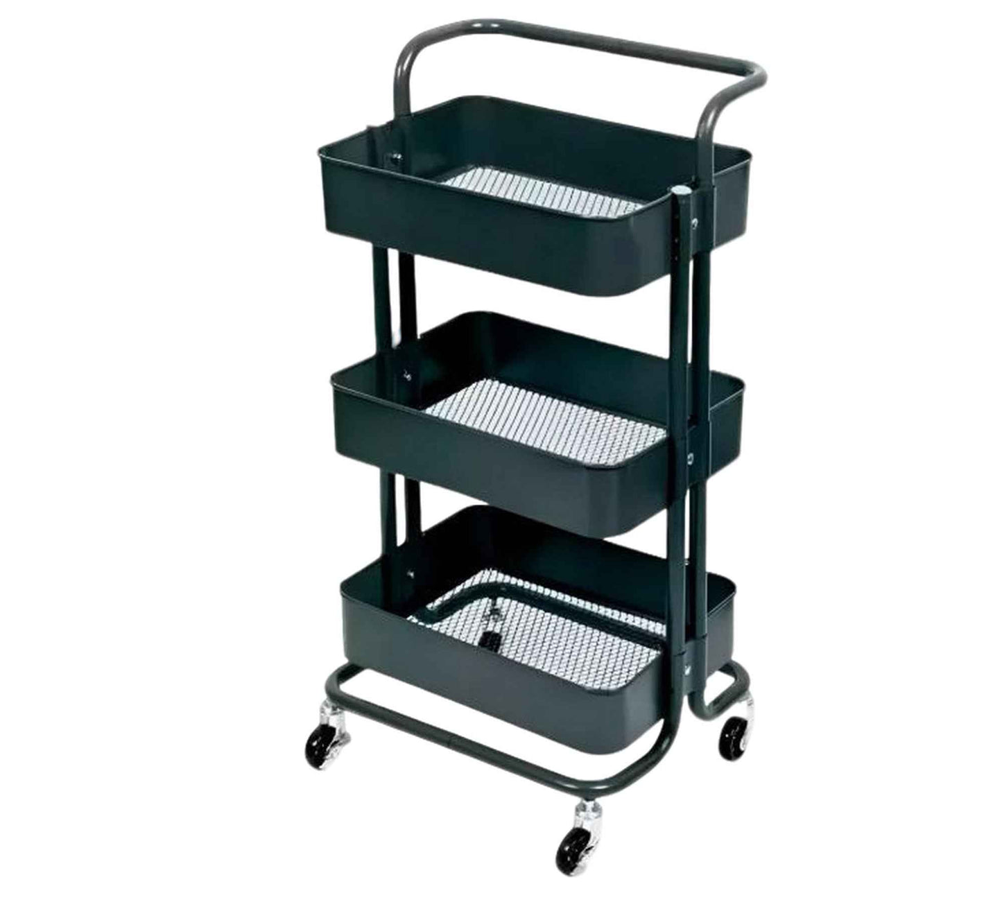 Estante multiusos metálico de 3 niveles para cocina, baño, sala y espacios modernos