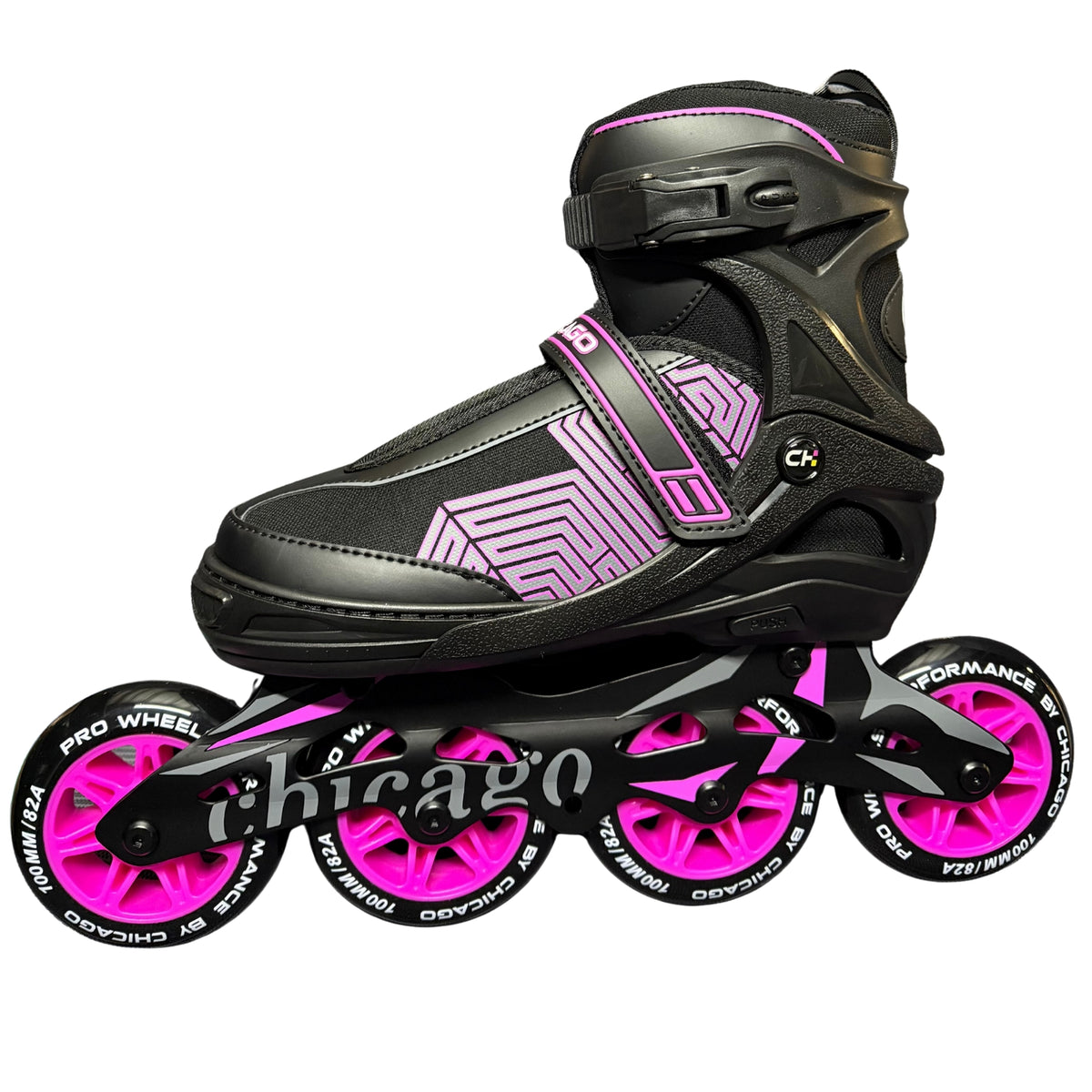 Kit De Patines Semiprofesionales Chicago En Línea Bota Blanda