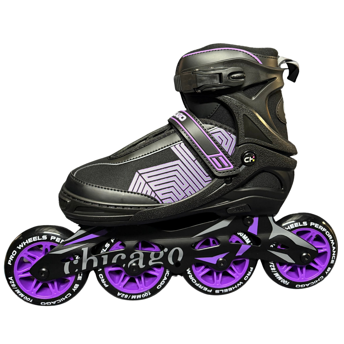 Kit De Patines Semiprofesionales Chicago En Línea Bota Blanda