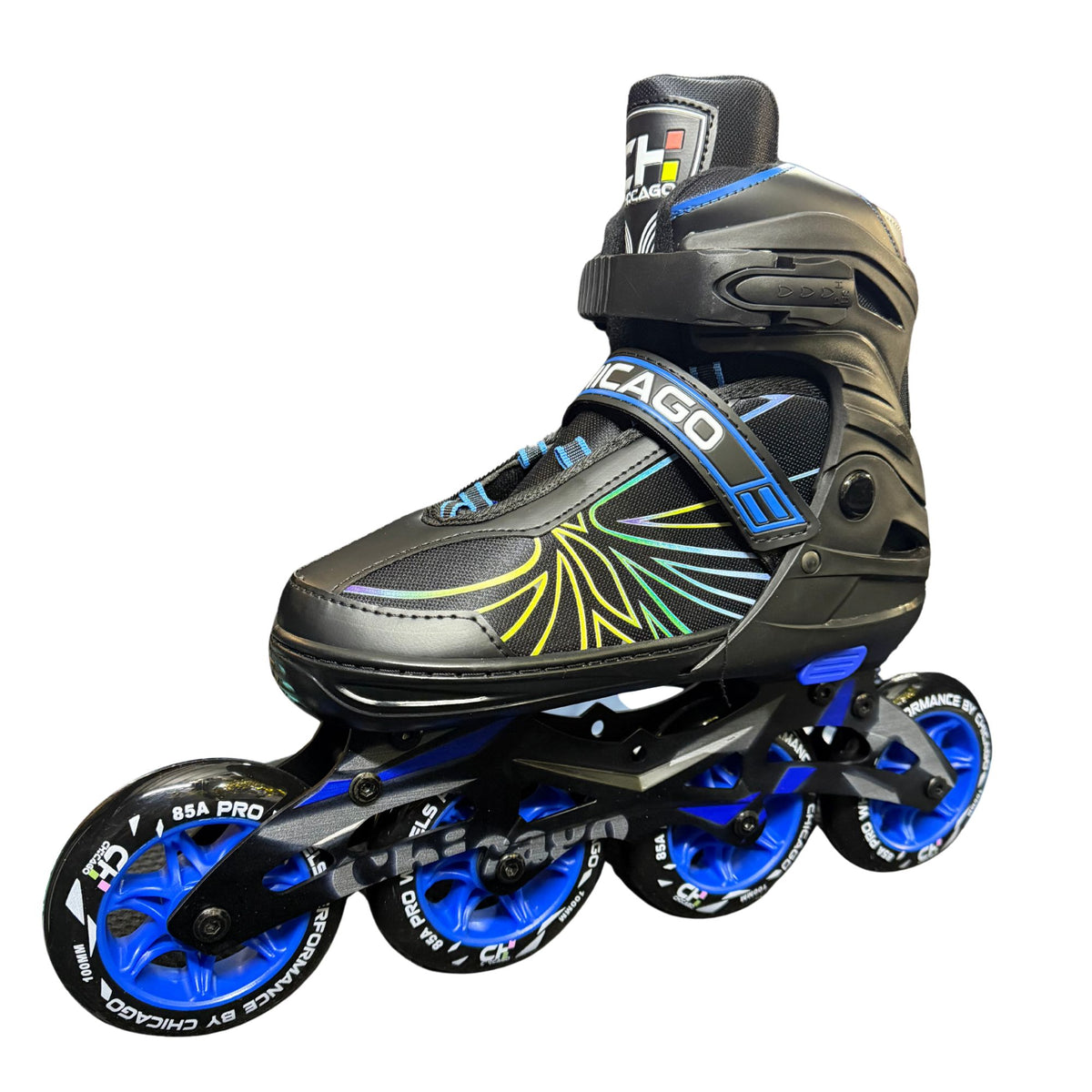 Kit De Patines Semiprofesionales Chicago En Línea Bota Blanda