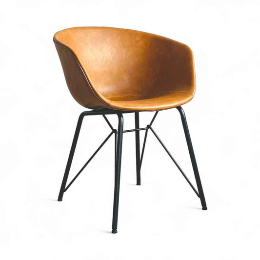 Silla de diseño Bolga Vietnam en microcuero para restaurante o cafetería