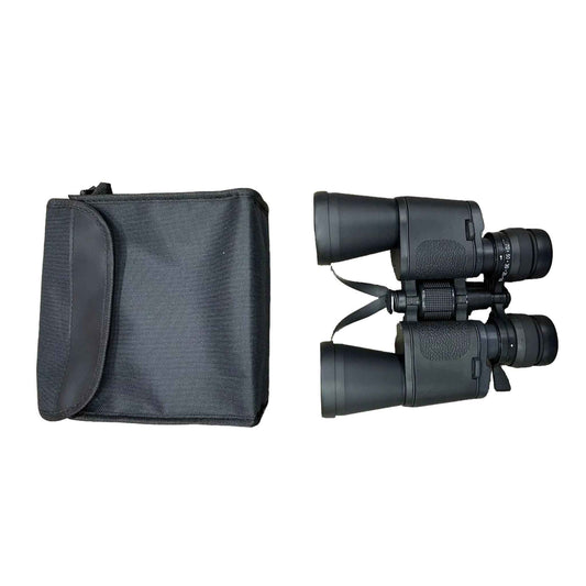 Binoculares 10x70 negros con estuche para camping, viaje o avistamiento