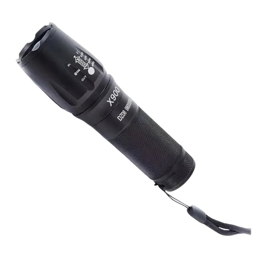 Linterna táctica militar recargable ultra potente con zoom X900