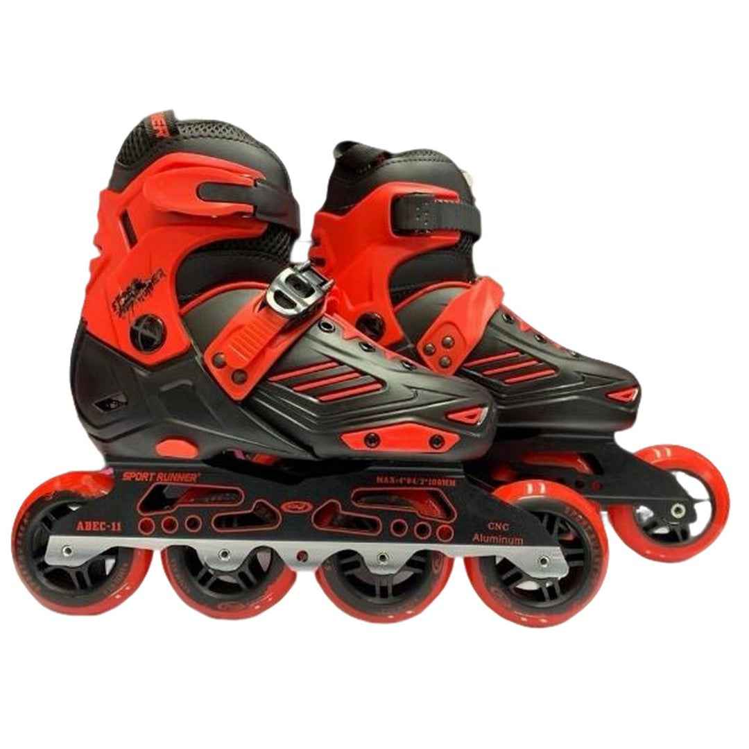 Patines semiprofesionales Sport Runner naranjas para entrenamiento y uso deportivo