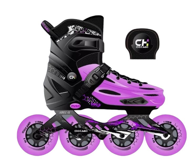 Patines Semiprofesionales Chicago Bota Dura Adultos, Niños en Línea