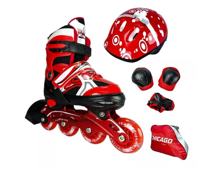 Kit Patines Iniciación Chicago Niños y Niñas