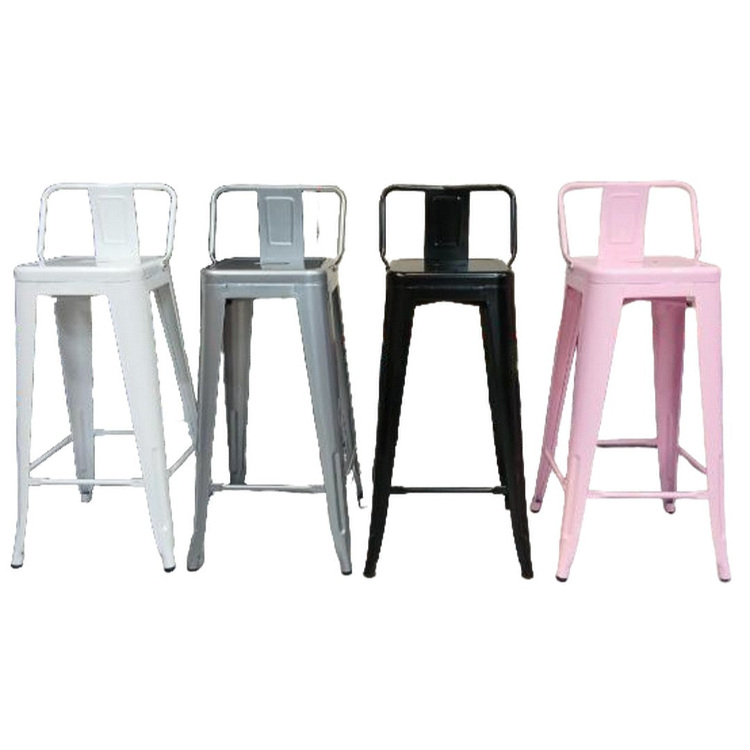 Silla metalica de barra Tolix con espaldar