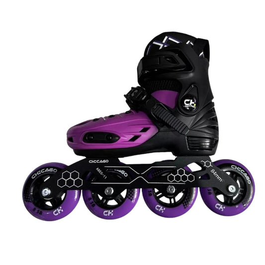 Kit Patines Chicago Semiprofesionales Antichoque Rueda 85A