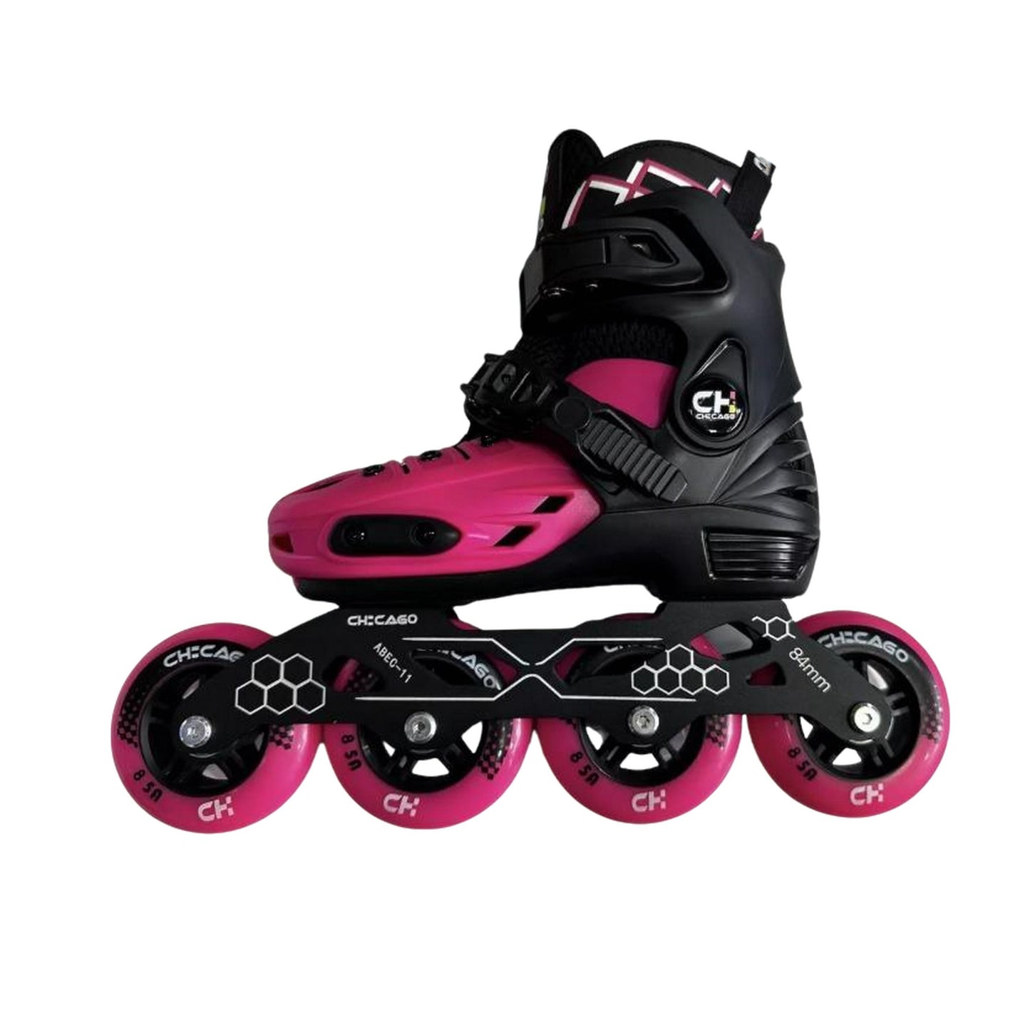 Kit Patines Chicago Semiprofesionales Antichoque Rueda 85A