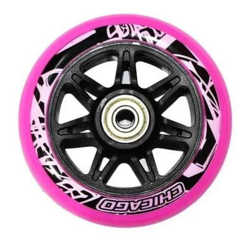 Set de ruedas para patines Chicago 84 mm x8 ideal para velocidad y patinaje profesional