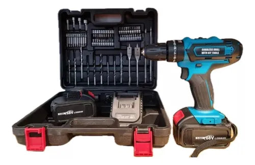 Taladro Inalámbrico 68v Con Accesorios 3/8