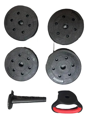 Mancuerna Kettlebel Rusa 10kg Regulable Gimnasio Casa