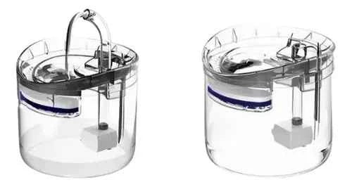 Dispensador de agua para mascotas con filtro, ideal para gatos y perros pequeños
