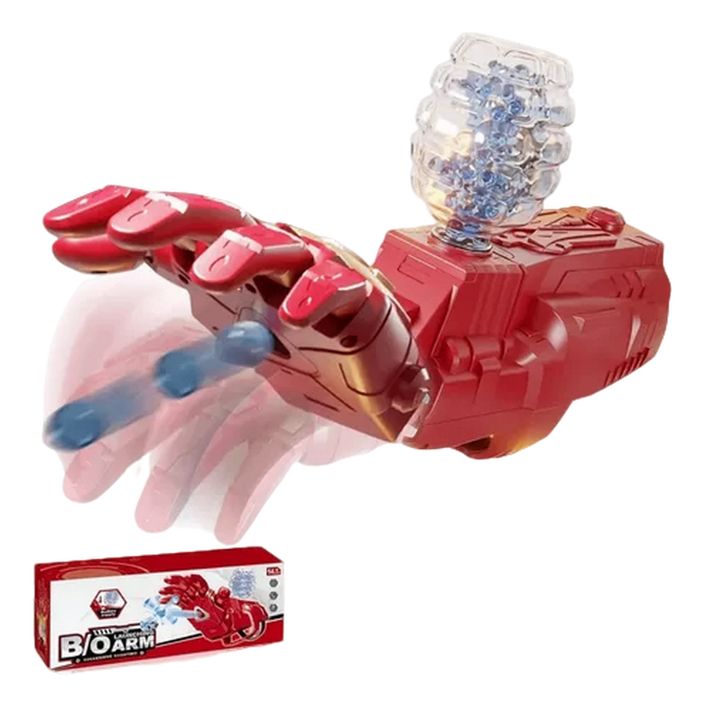 Brazo Pistola Hidrogel Personaje Robótico Dispara Orbis