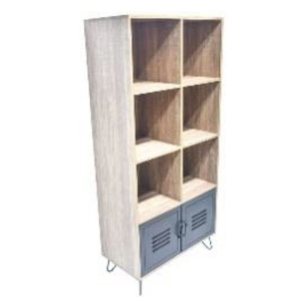 Estante organizador en MDF para libros, documentos, estudio y uso en el hogar