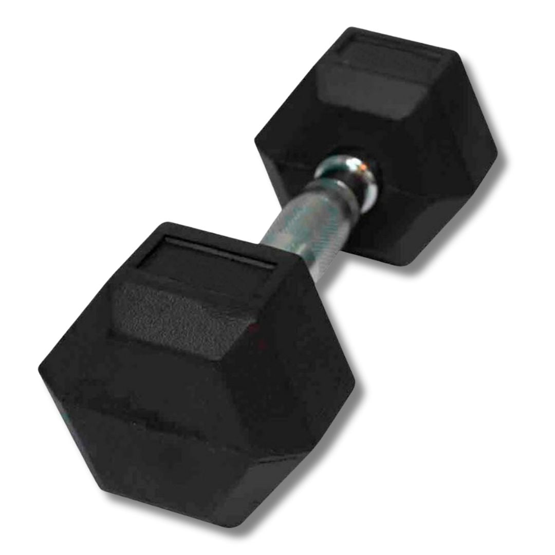 Mancuerna Hexagonal Encauchetada 32.5 Kg (2 Unidades)