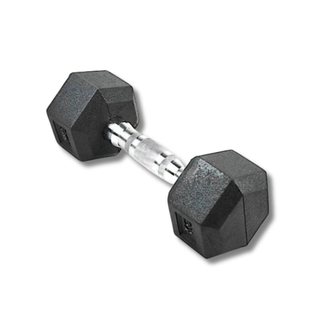 Mancuerna Hexagonal Encauchetada 25 Kg (2 Unidades)