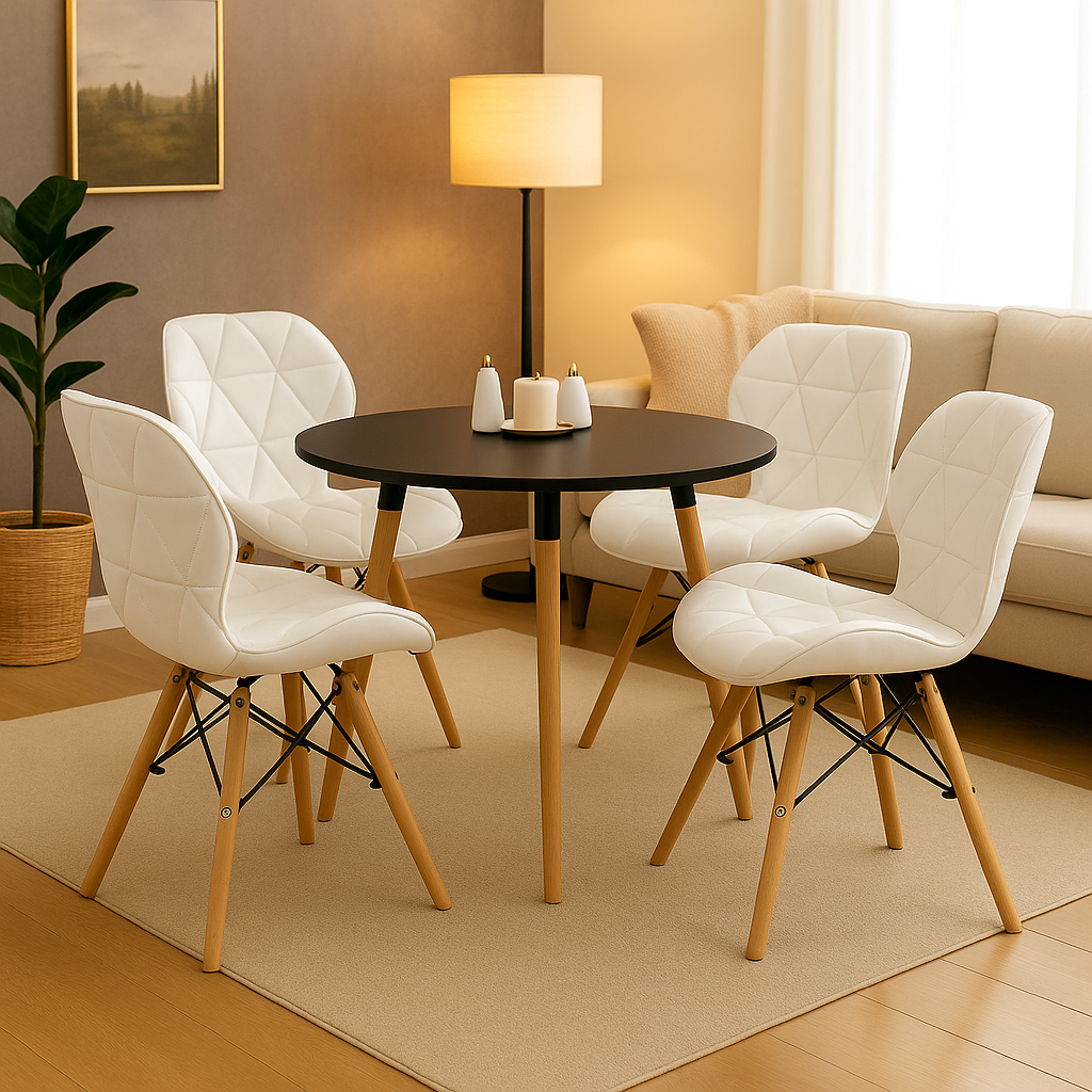 Comedor Minimalista Con Silla Mariposa