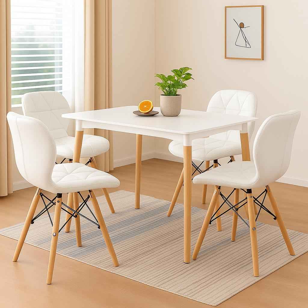 Juego de comedor con silla Mariposa para hogar, cocina y uso diario