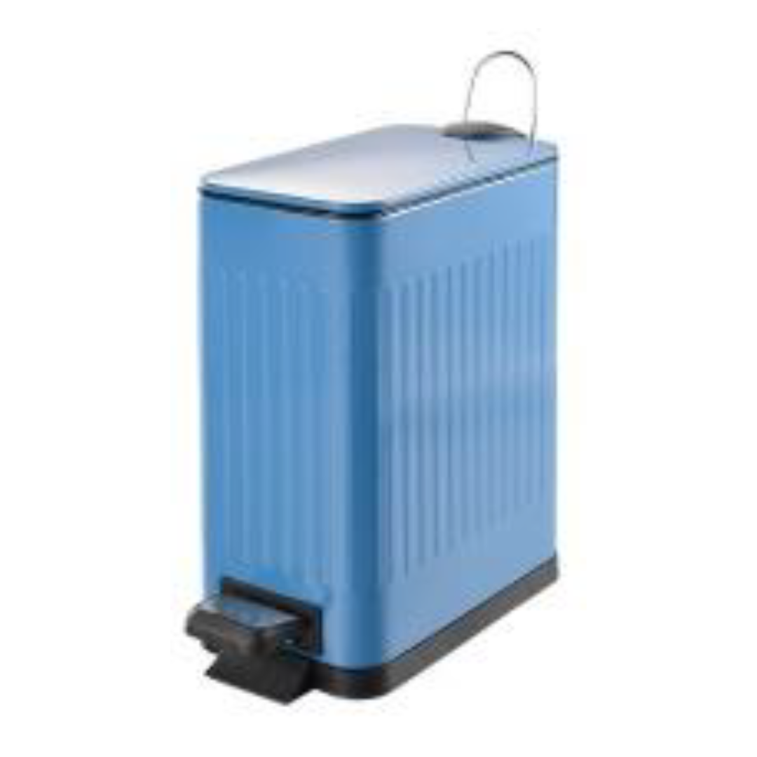 Papelera de Pedal 10 Lt Rectangular Acero