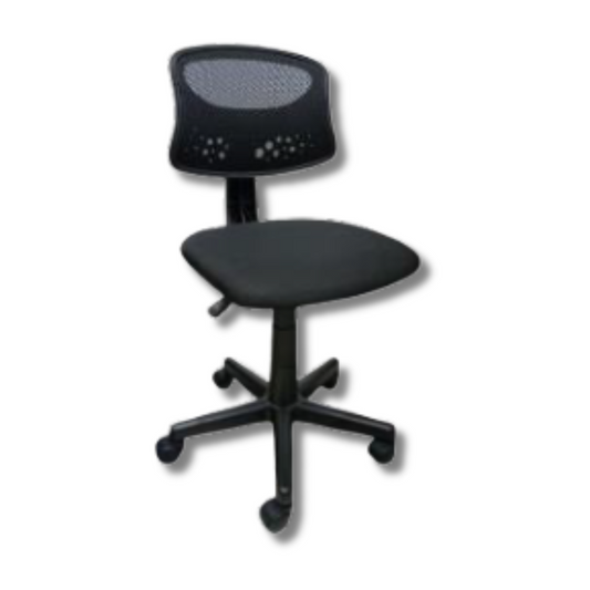 Vista lateral de silla de oficina Paris con base giratoria para empresa o negocio