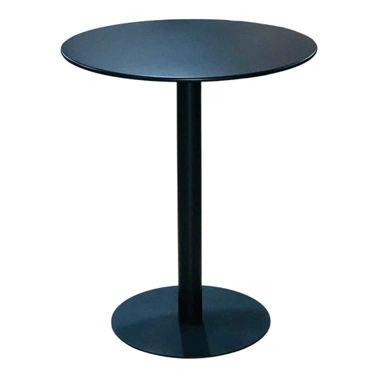 Mesa metálica Oslo azul de 60 cm para cafetería, balcón y hogar