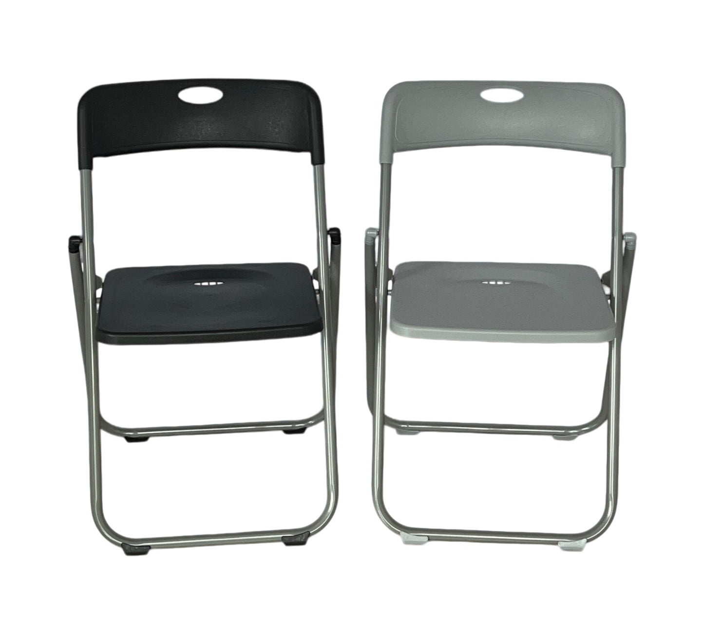 Sillas Color Negro Silla Plegable Plástico Reforzada