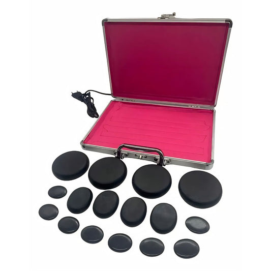 Kit De Terapia Con Piedras Calientes Para Masaje