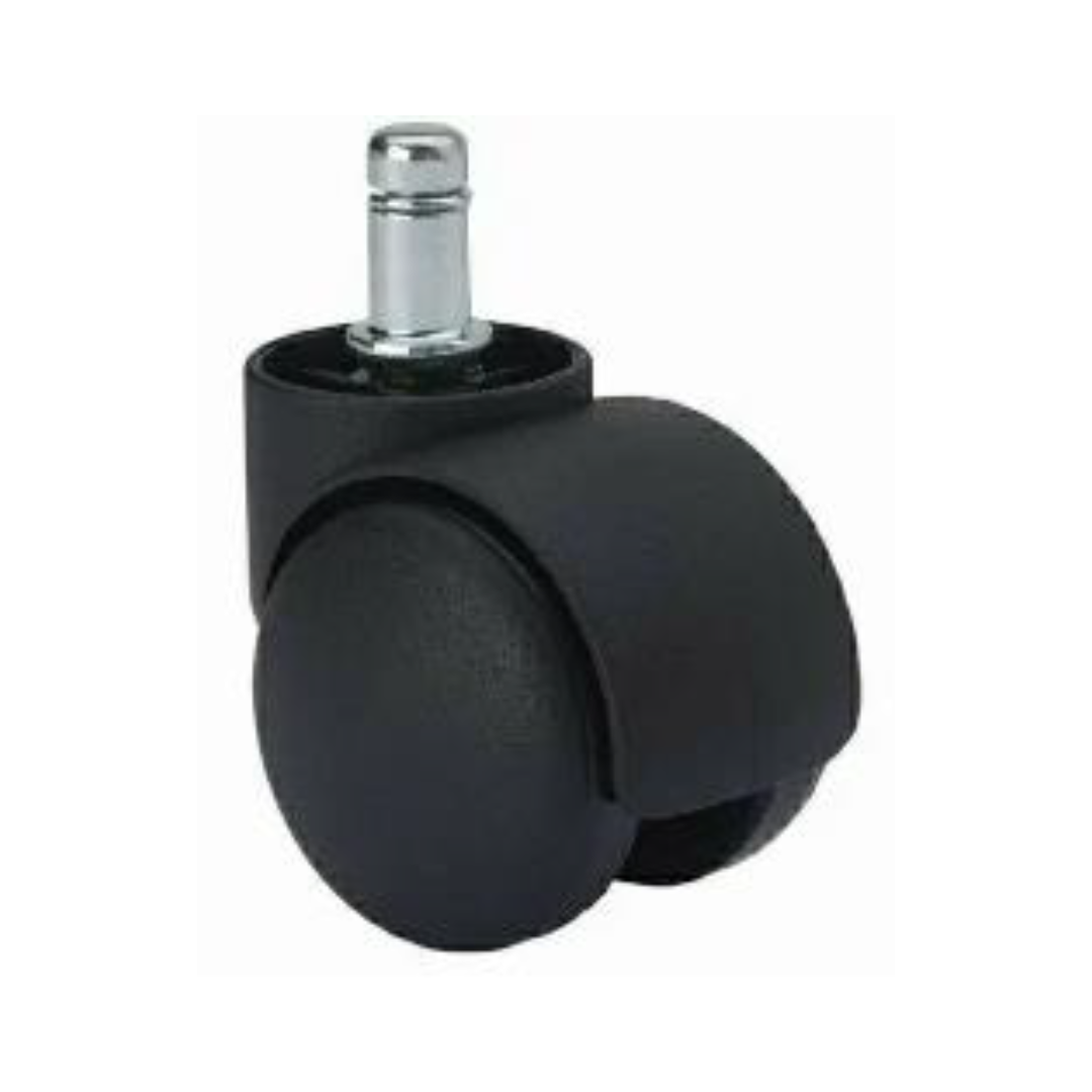 Rueda de nylon 50 mm paquete x 5 unidades para sillas, muebles y repuestos de oficina