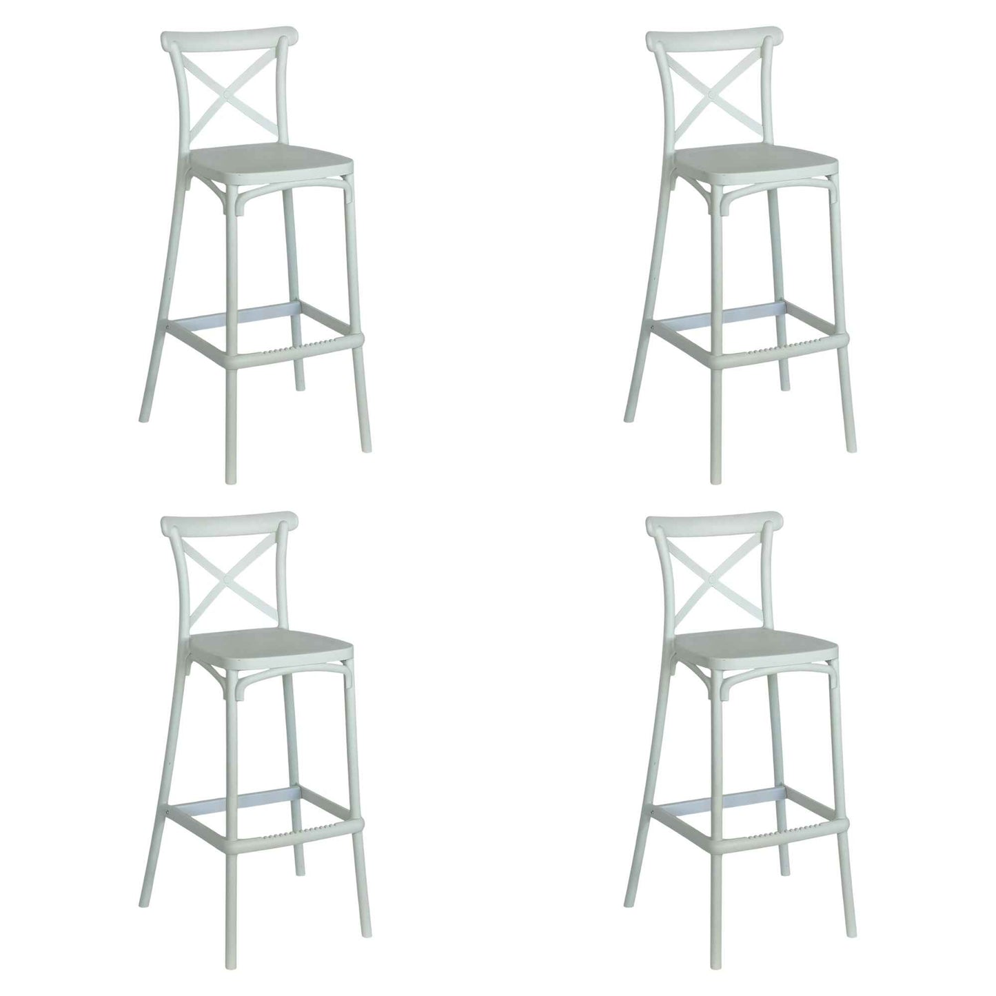 Silla Crossback en polipropileno para restaurante, bar o compra por volumen