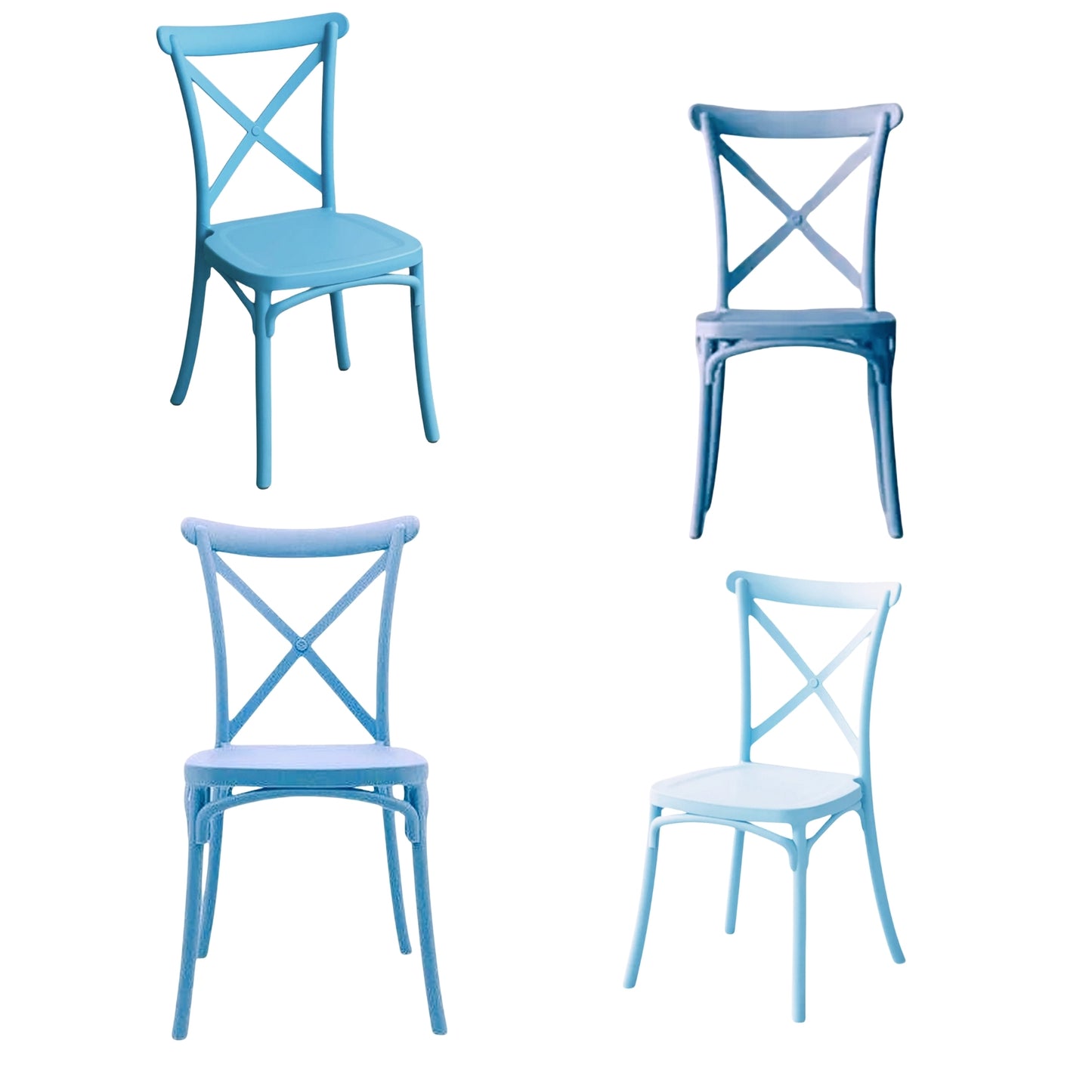 Silla Tipo Crossback En Polipropileno Para Niños