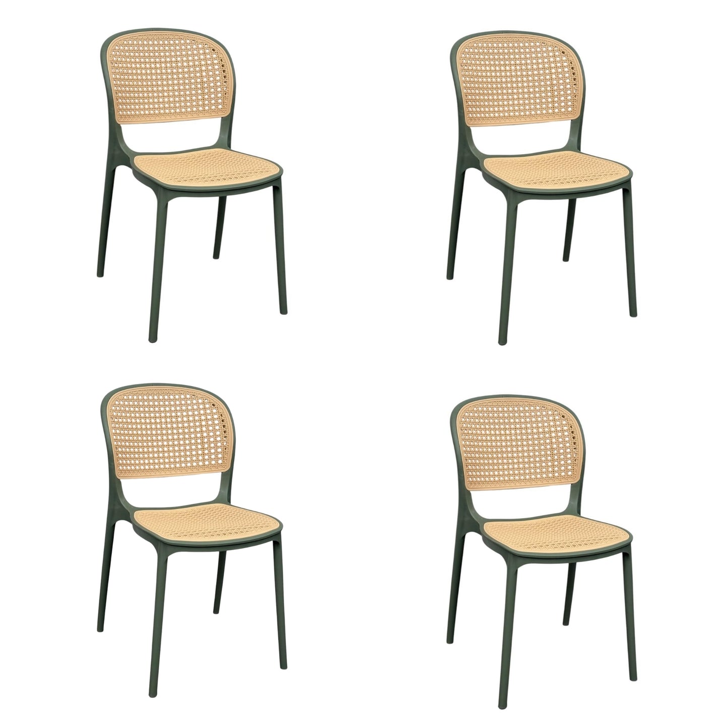 Silla Solea en polipropileno con brazos para hogar, negocio y espacios exteriores