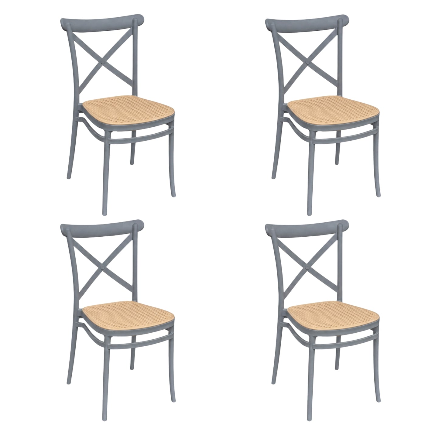 Silla Crossback Alis Tipo Mimbre