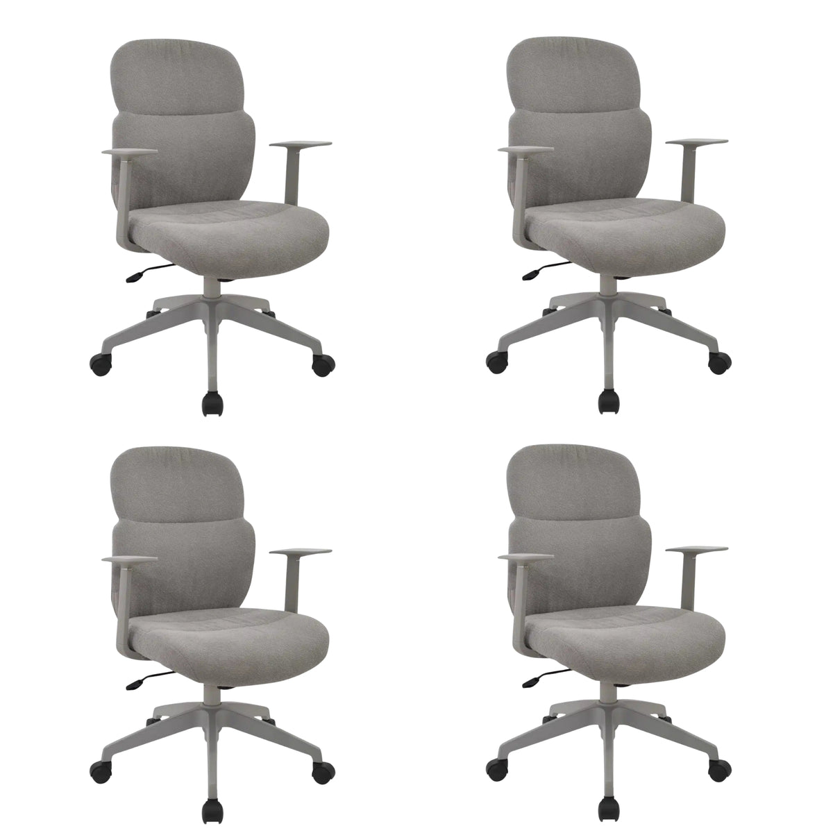 Silla De Oficina Ander En Tela Tipo Presidente