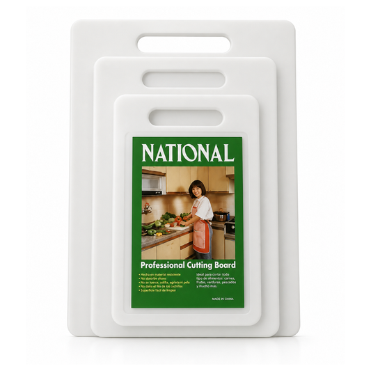 Set x3 Tablas de Picar en Poliestireno para Cocina y Negocio Grande