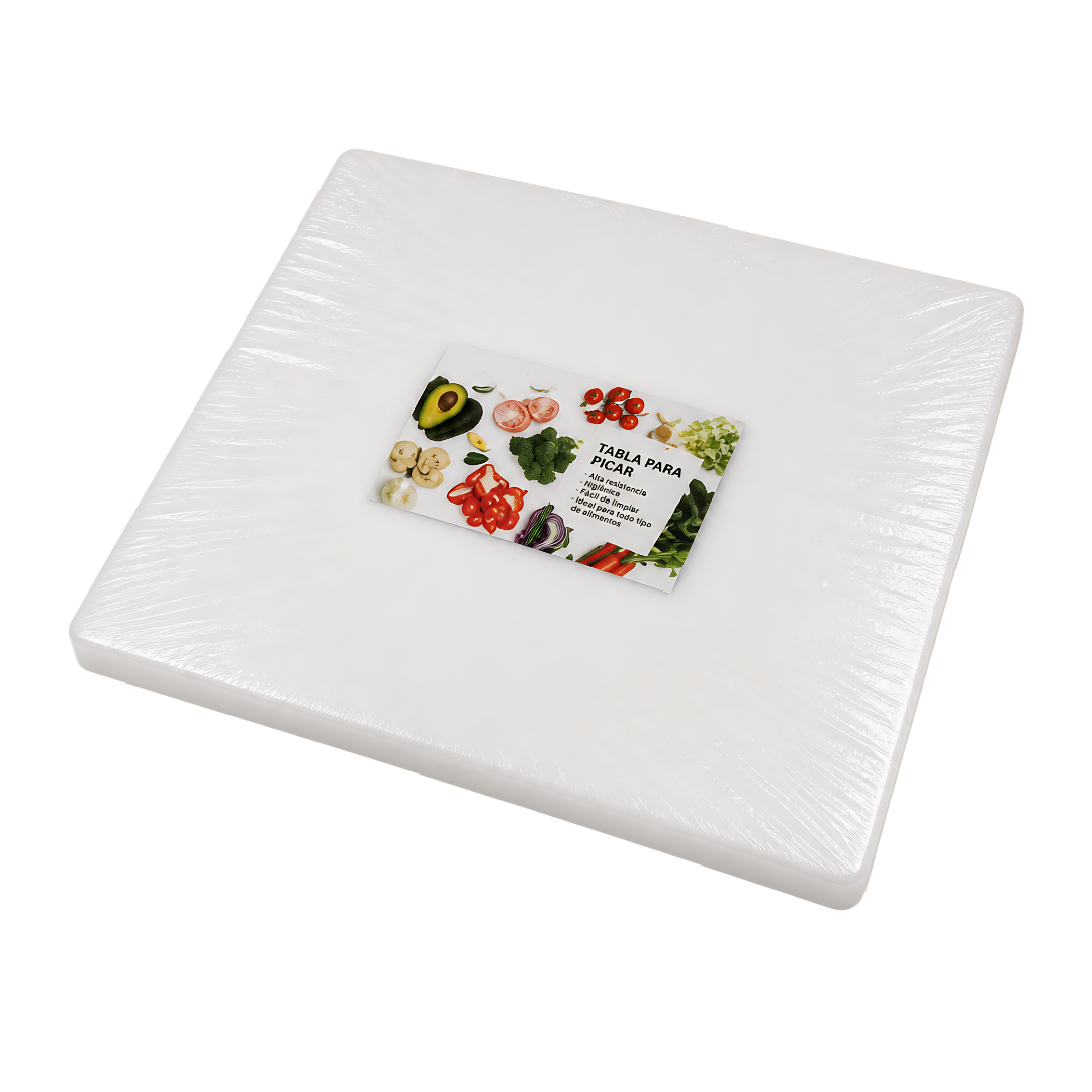 Tabla de Picar Profesional 60x60 cm en Poliestireno para Cocina y Gastronomía