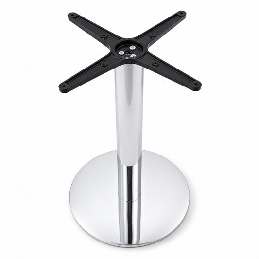 Estructura Metálica Cromada Para Mesa Con Cruceta Superior