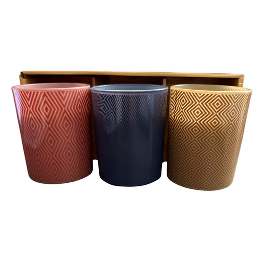 Set x3 Velas Aromáticas White Tea + Morning Dew + Bergamotte