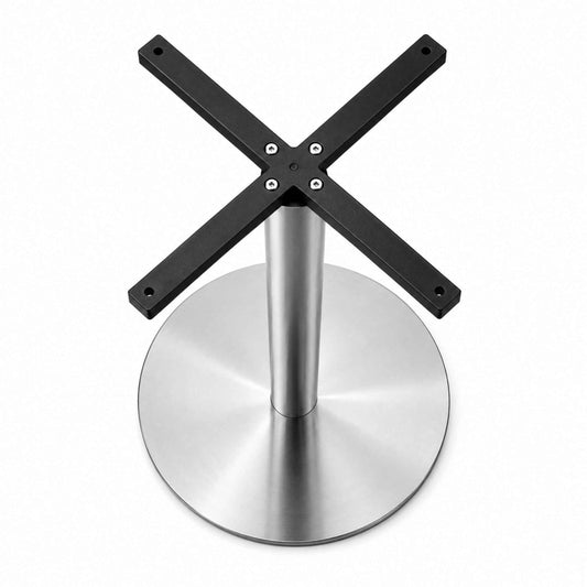 Estructura Metálica Para Mesa Base Redonda Cromada