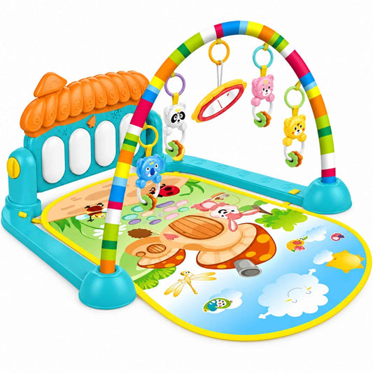 Gimnasio Piano Para Bebés Con Diseño De Casita