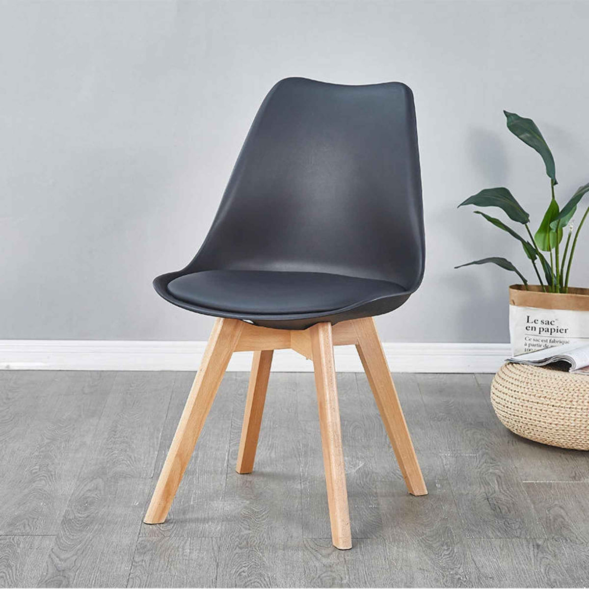 Silla Emma premium en ambiente de comedor moderno
