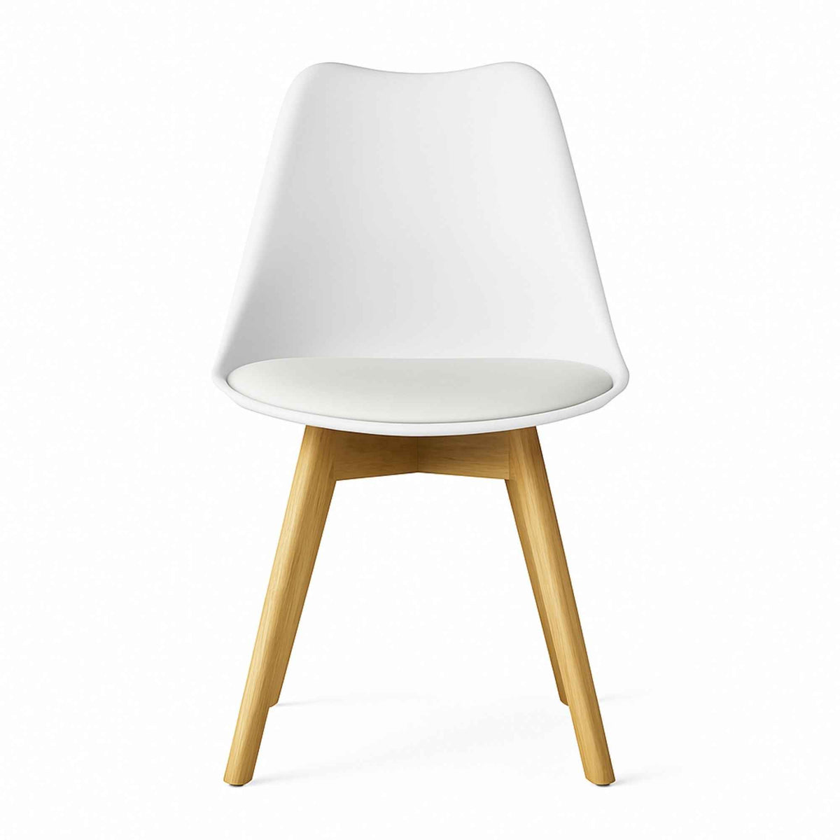 Silla Emma de diseño premium color blanco para comedor o restaurante