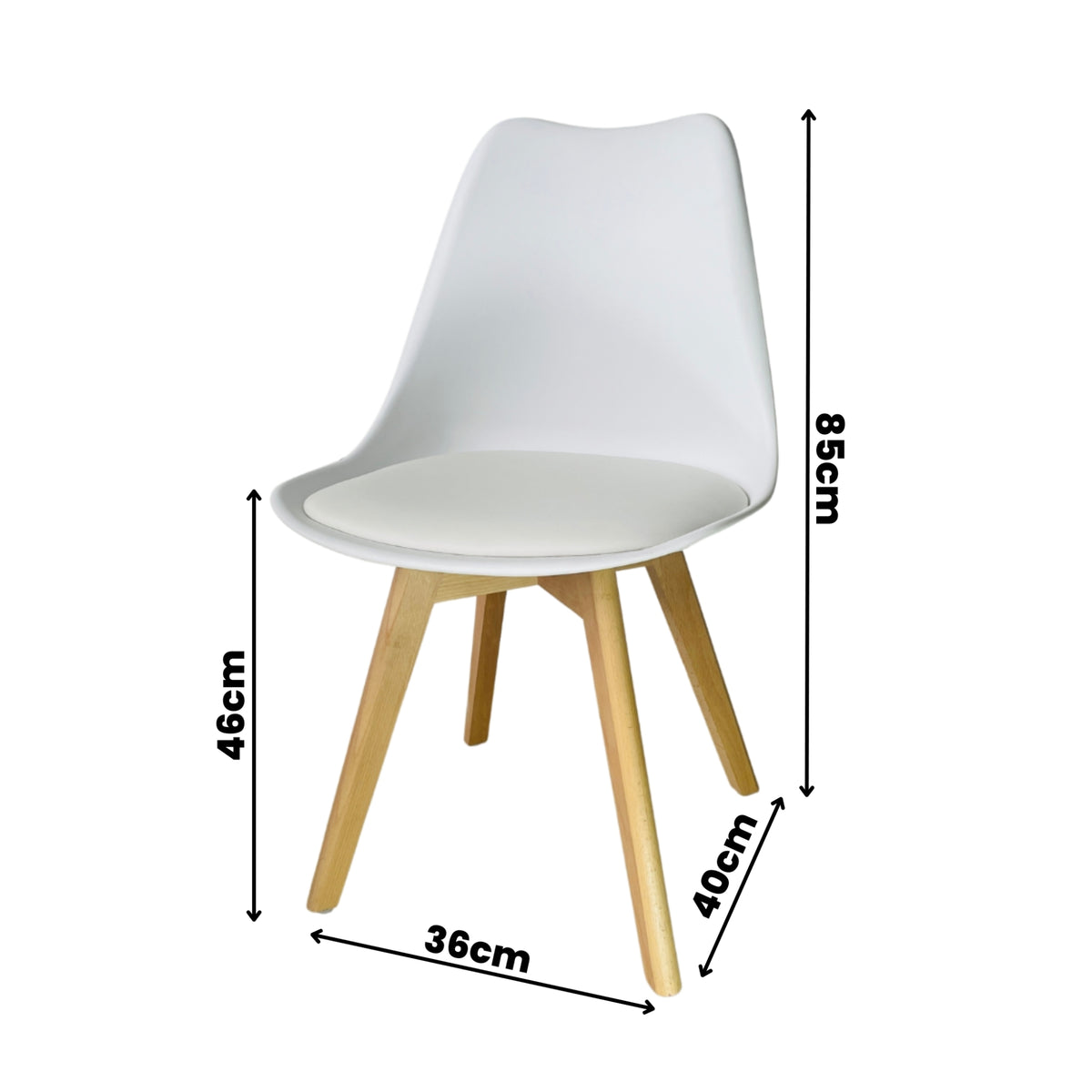 Silla Emma de diseño moderno para comedor, restaurante o cafetería