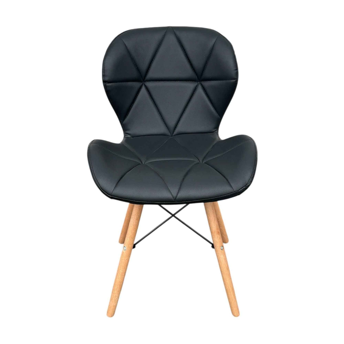 Silla Mariposa negra de diseño moderno para comedor o restaurante