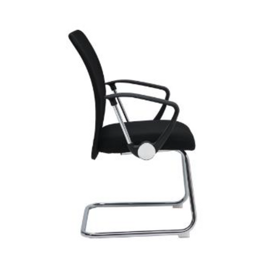 Silla interlocutora BoxWork con apoyabrazos, ideal para atención al cliente y espacios corporativos