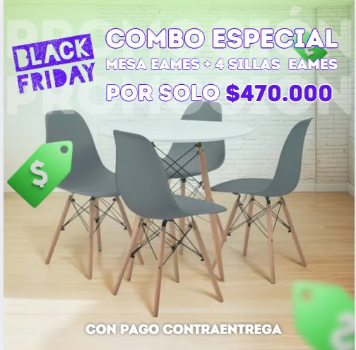 Comedor Minimalista Eames